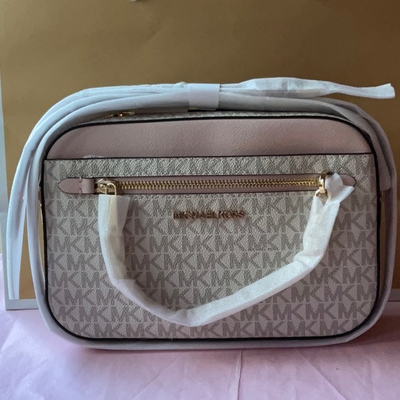 ✈️🌸✈️ MICHAEL KORS JET SET LARGE CROSSBODY ✈️🌸✈️NWT - Picture 11 of 16